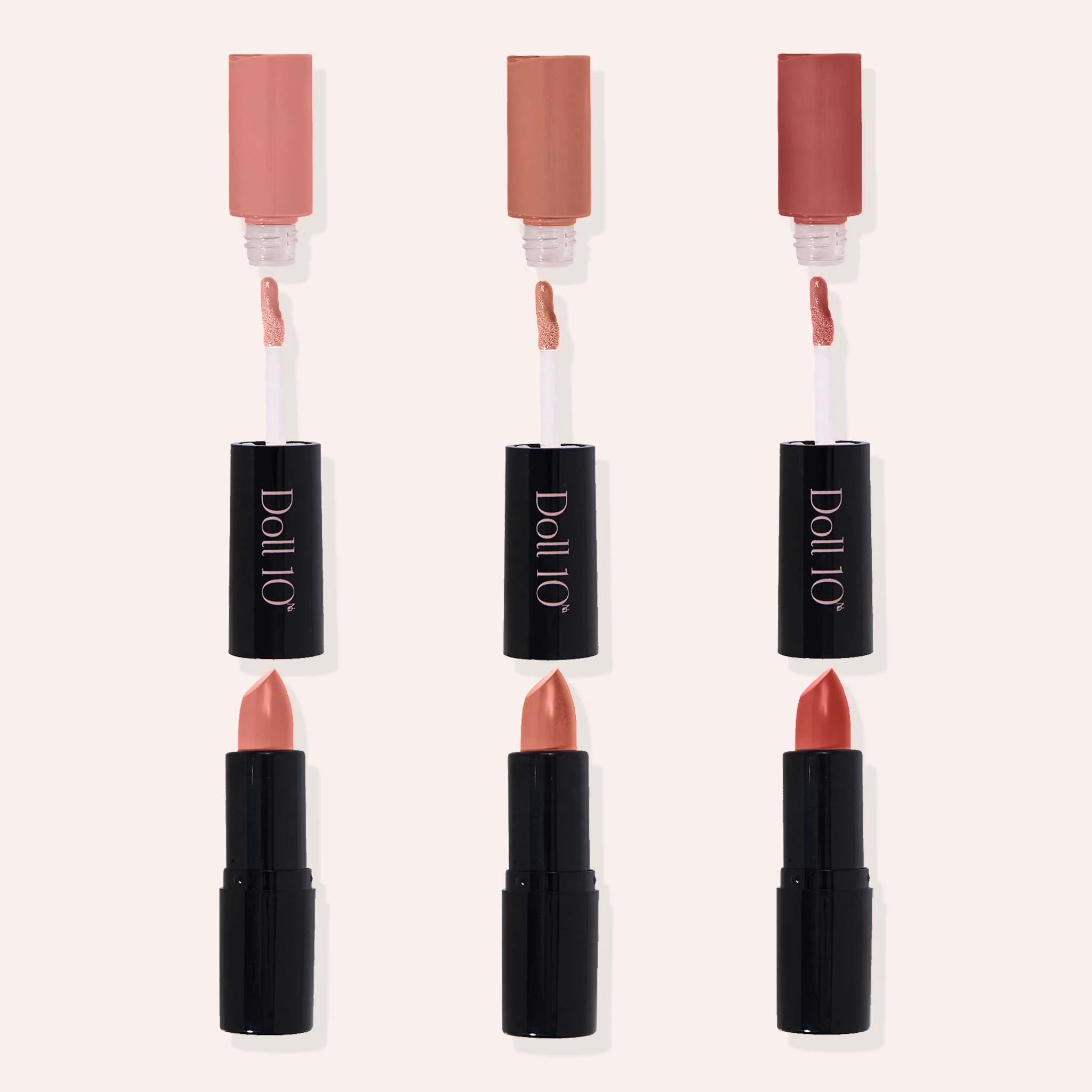 Luxurious Lips Nude Lip Wardrobe 6-Piece Collection