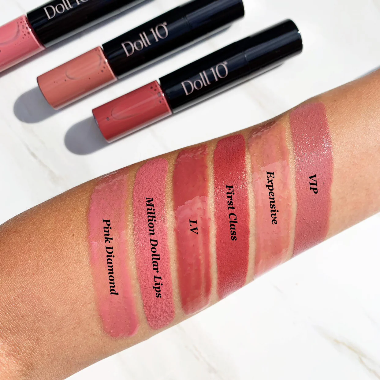 Luxurious Lips Nude Lip Wardrobe 6-Piece Collection - Image 2
