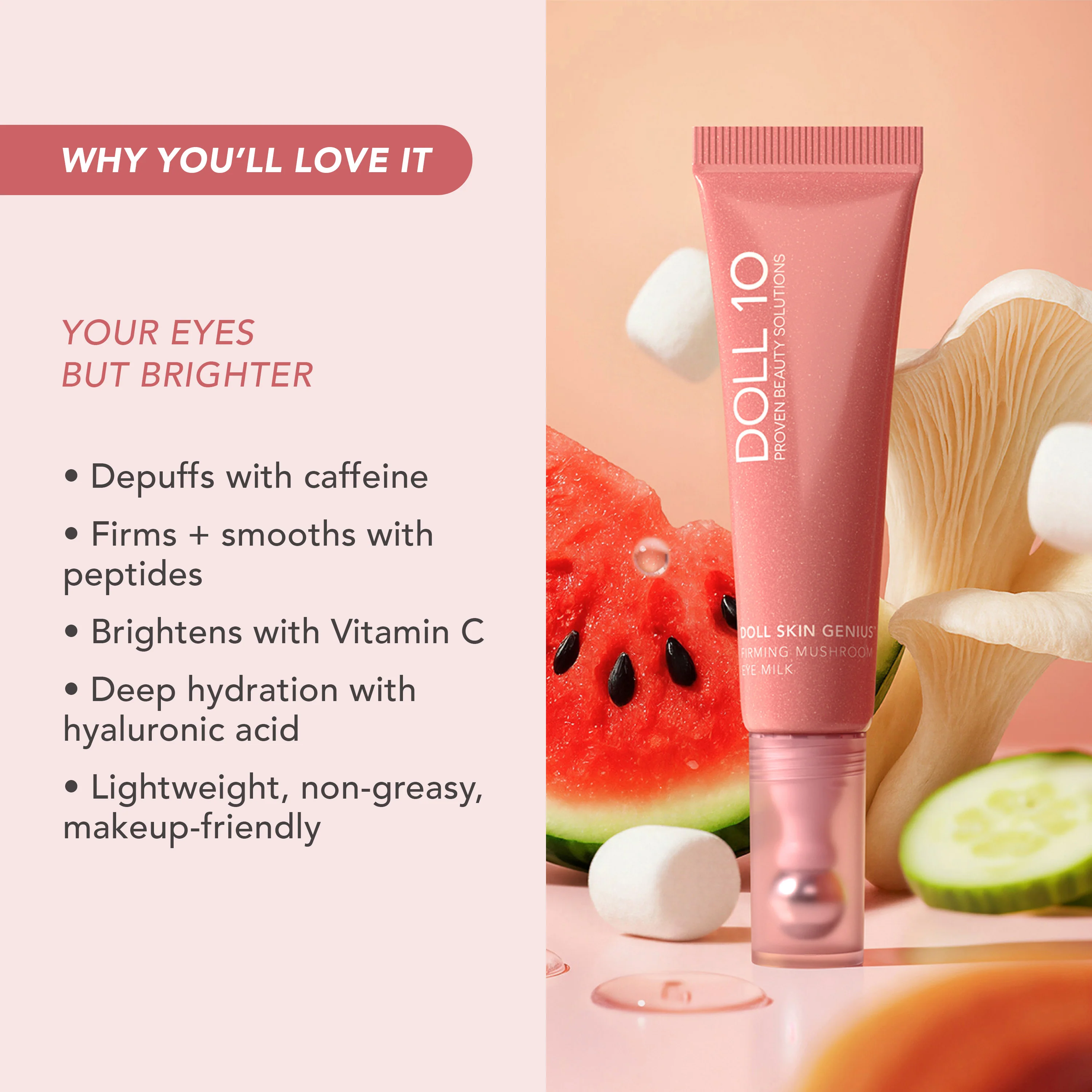 Dollskin Genius™ Firming Mushroom Eye Milk - Image 2