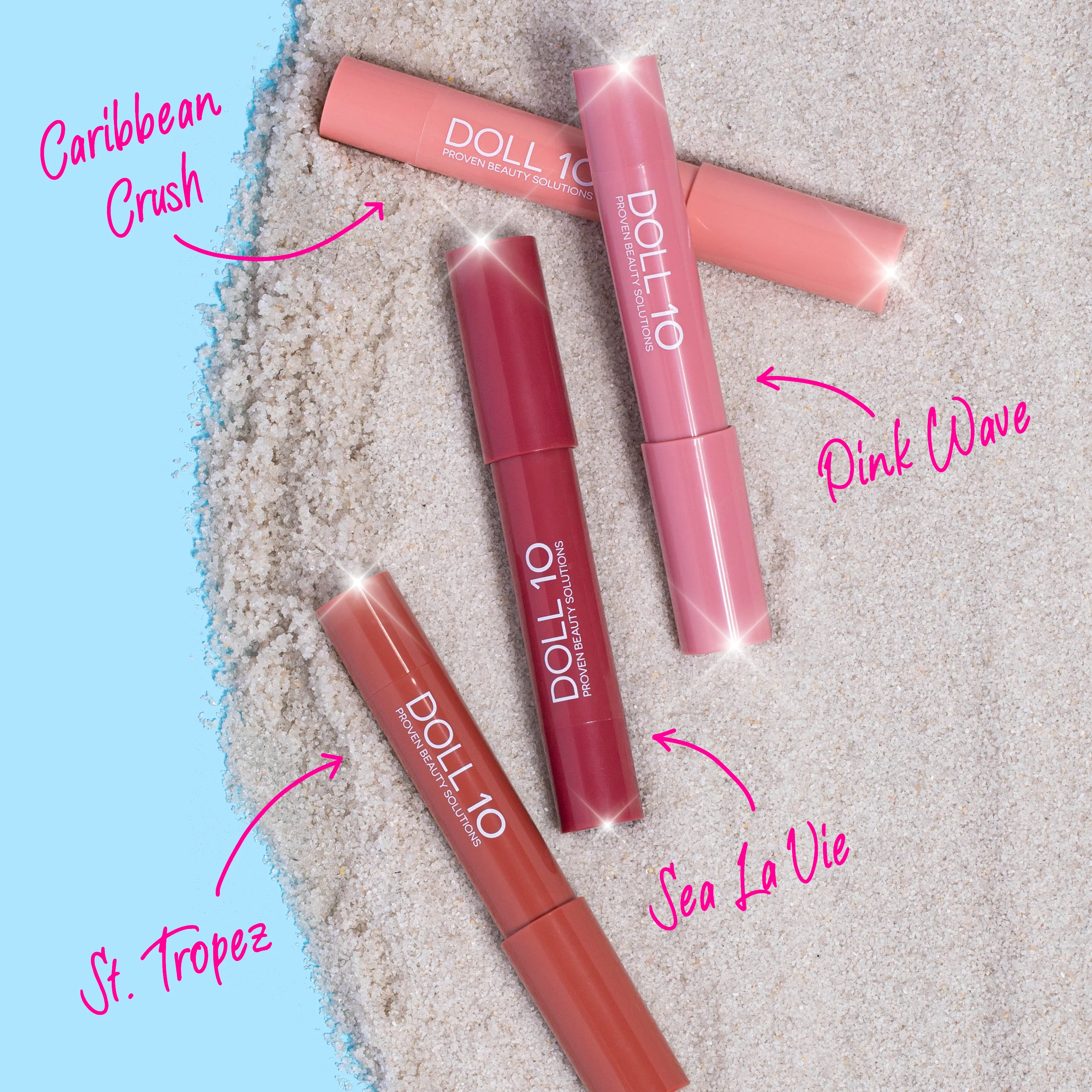 Nude Beach Lip Crayon Collection - Image 3