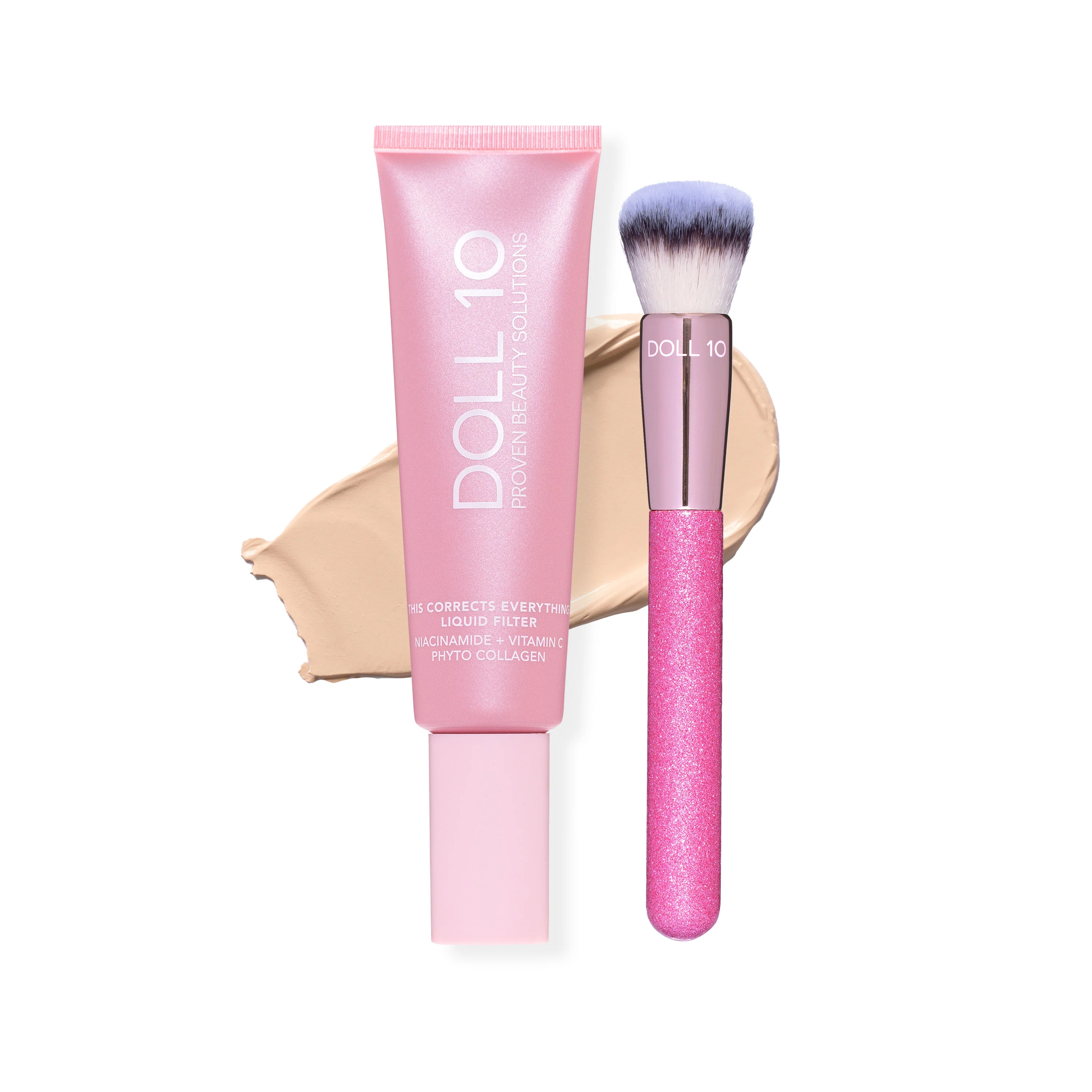 SuperSize Liquid Filter with Limited Edition Smoothing Complexion Brush
